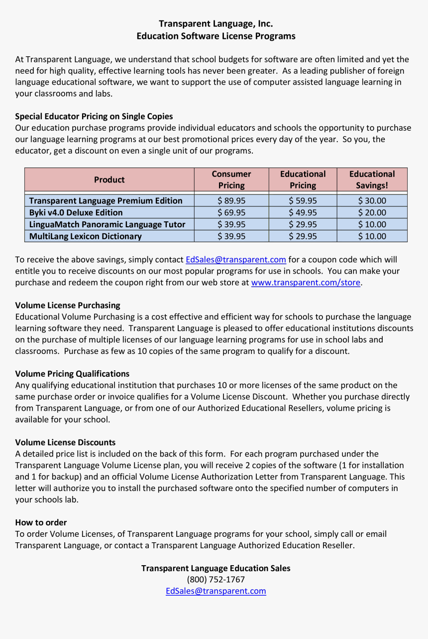 Price Chart Discount Main Image - Volume Discount Email Templates, HD Png Download