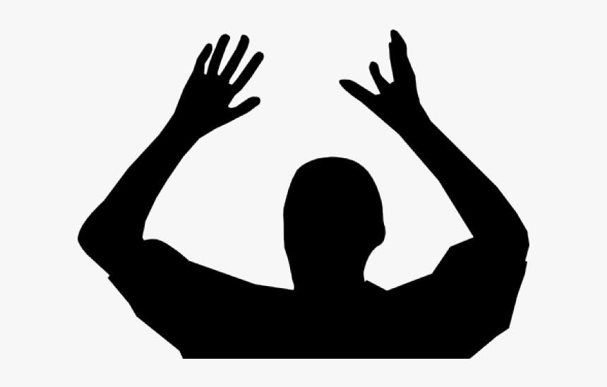 Free Tractor Clipart Hand - Spiking Volleyball Clipart Black, HD Png Download