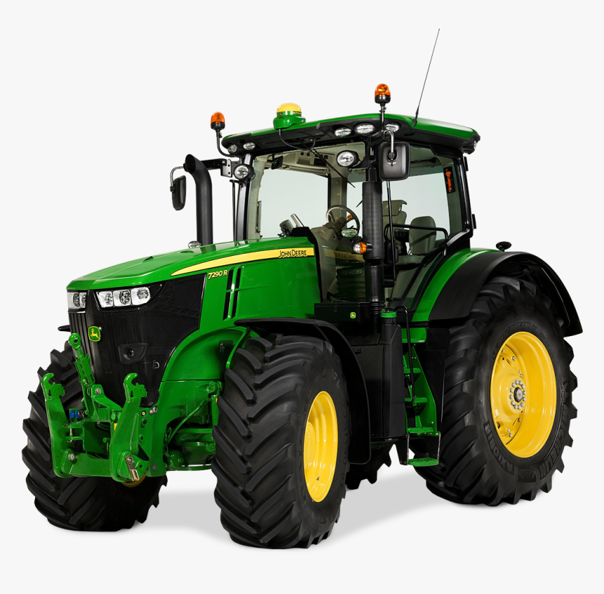 Clipart Free Stock Agriculture Clipart Tractor - John Deere 7290 R, HD Png Download