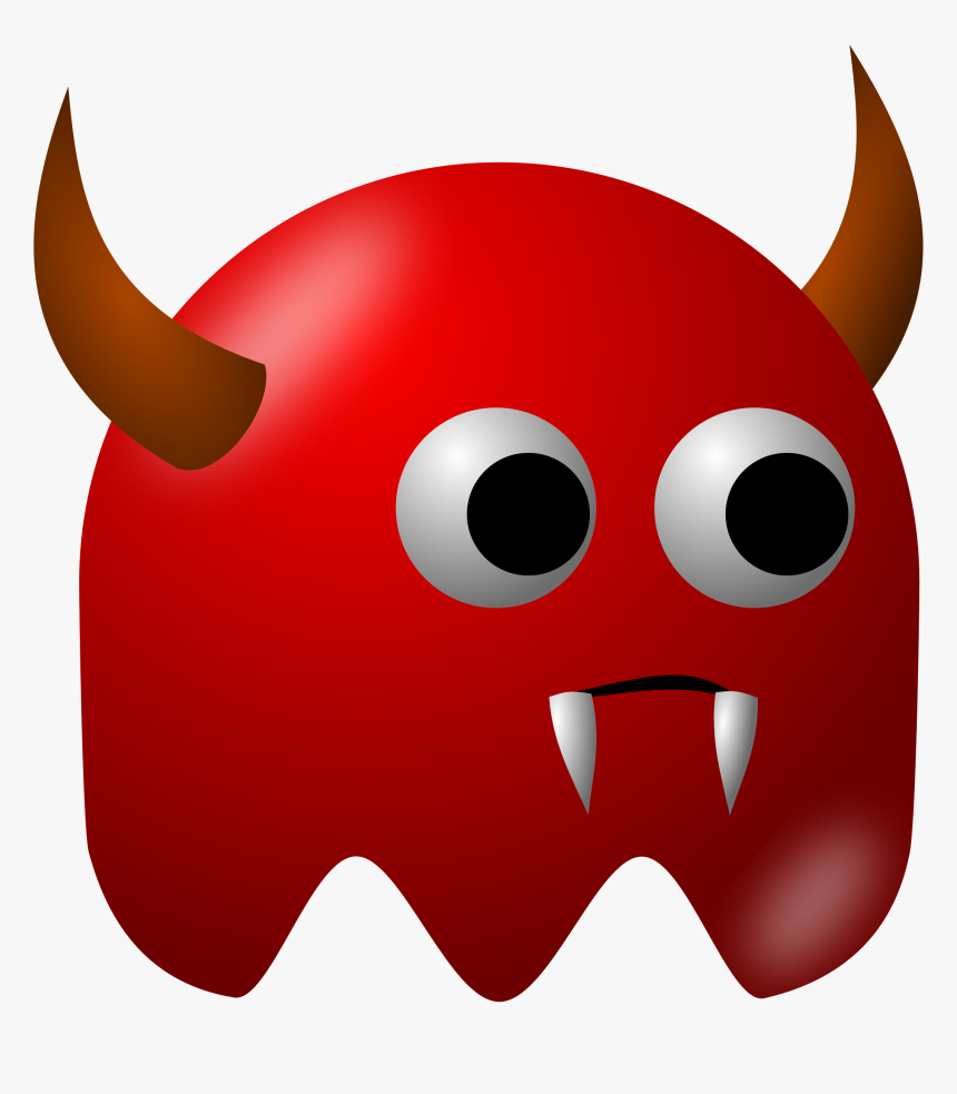 Red Monster Ns Clip Arts - Devil Clip Art, HD Png Download