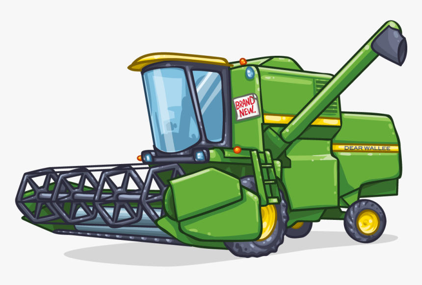 Draw A John Deere Combine, HD Png Download