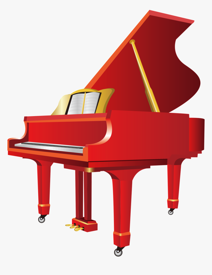Design About Piano Music, Piano Elements, Piano Vector, - Clipart Instruments, HD Png Download