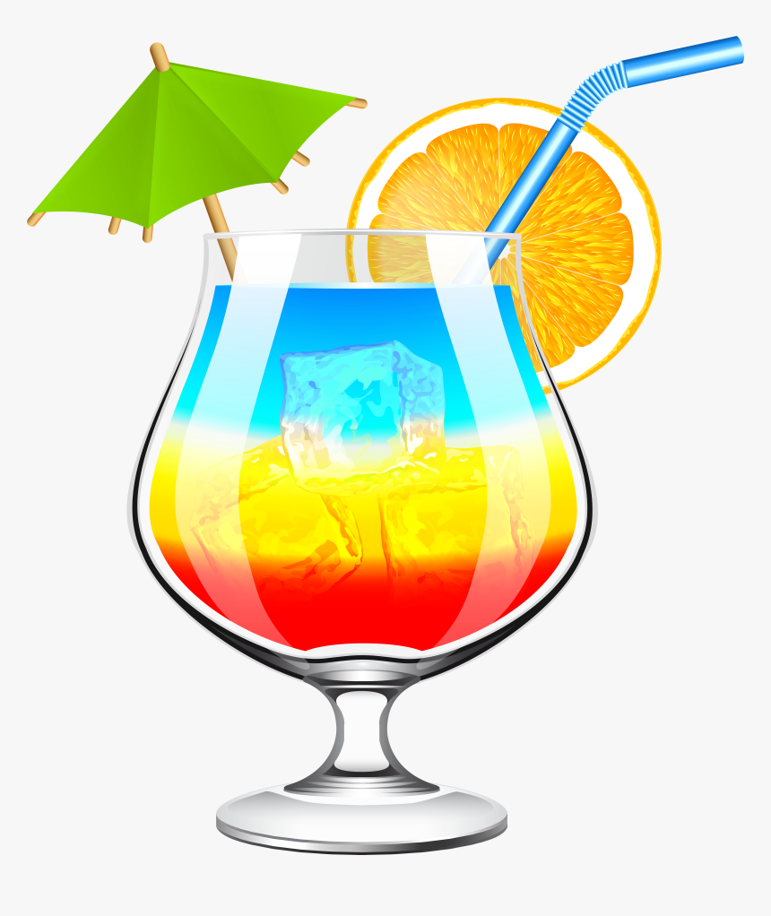 Summer Cocktail Transparent P - Summer Cocktails Clip Art, HD Png Download