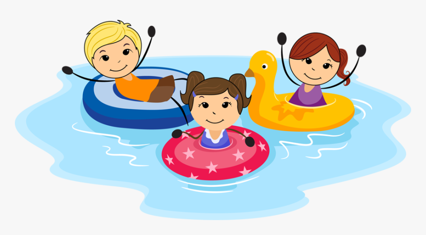 Kids Summer Fun Clip Art Site About Children - Kids Swimming Clipart, HD Png Download
