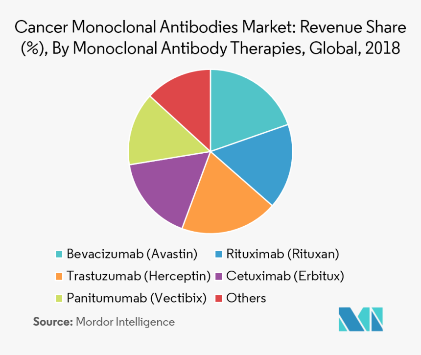 Market Share Monoclonal Antibodies, HD Png Download