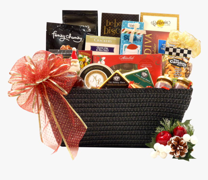 Corporate Holiday Gift Basket - Gift Basket, HD Png Download