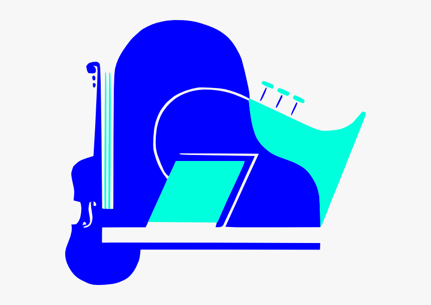 Free Vector Violin Piano Saxophone Clip Art - Violin And Piano Png, Transparent Png