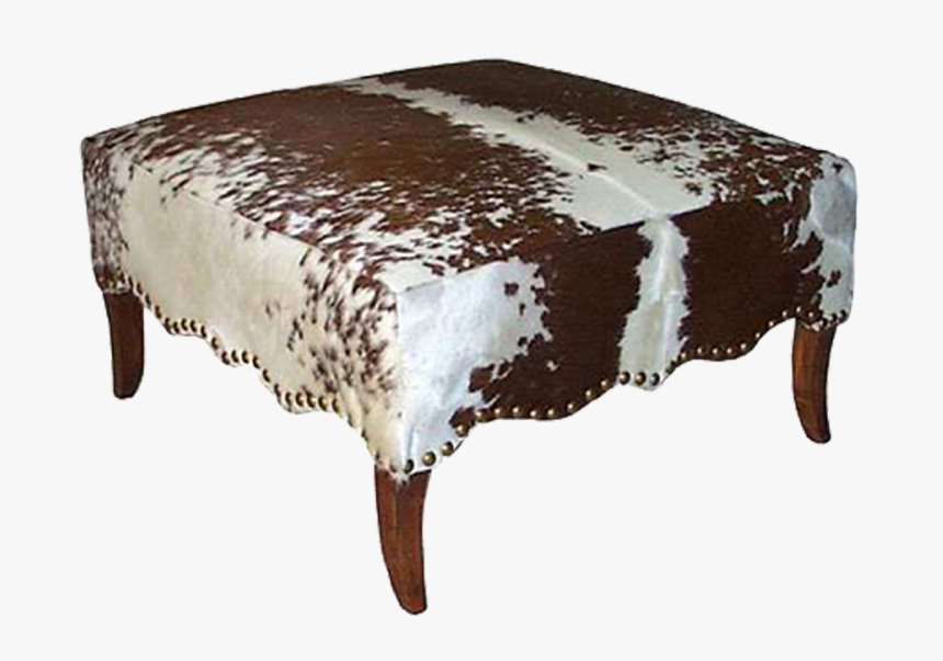 Cowhide Ottoman, HD Png Download