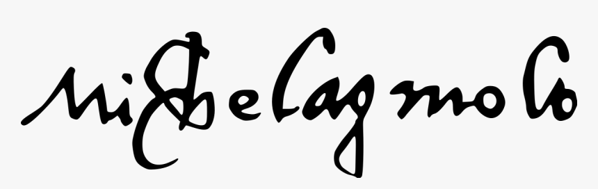 Michelangelo Buonarroti Signature, HD Png Download