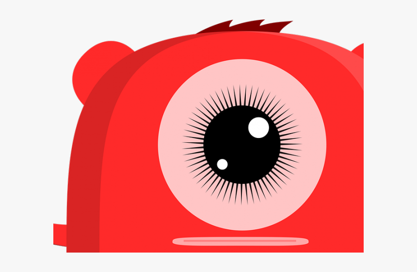 Pink Eyes Clipart Friendly Monster - Portable Network Graphics, HD Png Download