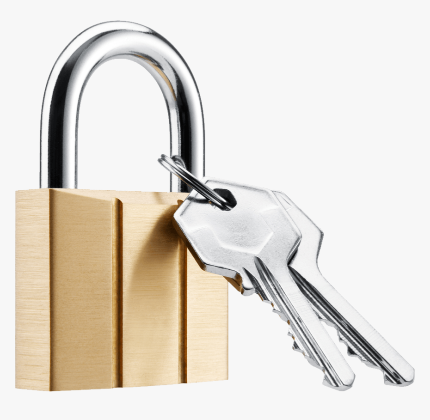 Padlock Keys - Candado Con Llaves Png, Transparent Png