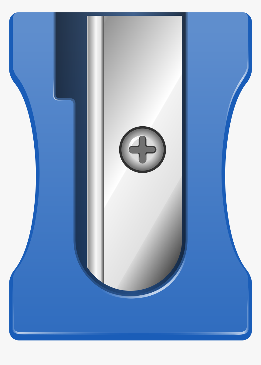 Blue Pencil Sharpener Png Clip Art - Pencil Sharpener Clipart Png, Transparent Png