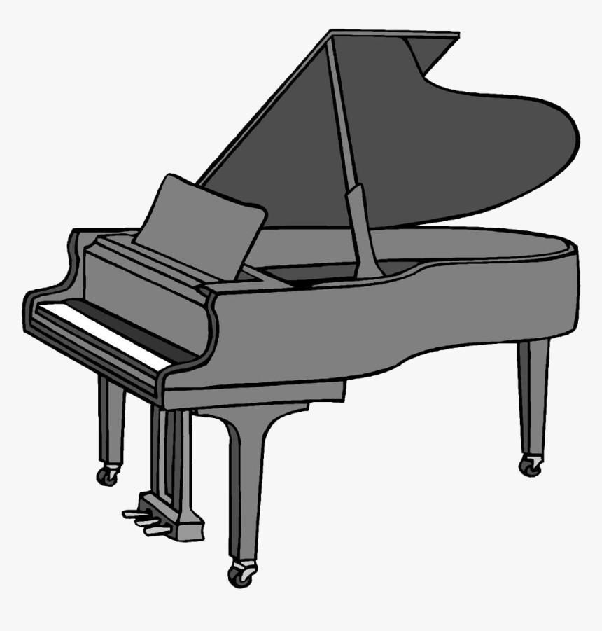 Instrument Drawing Piano Huge Freebie Download For - Cartoon Piano Png, Transparent Png