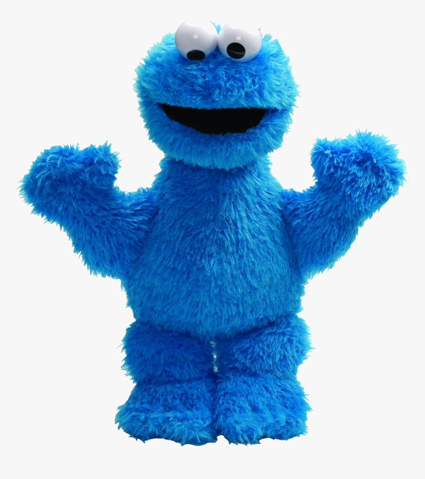 Cookie Monster Happy Clipart Transparent Png - Cookie Monster Doll, Png Download