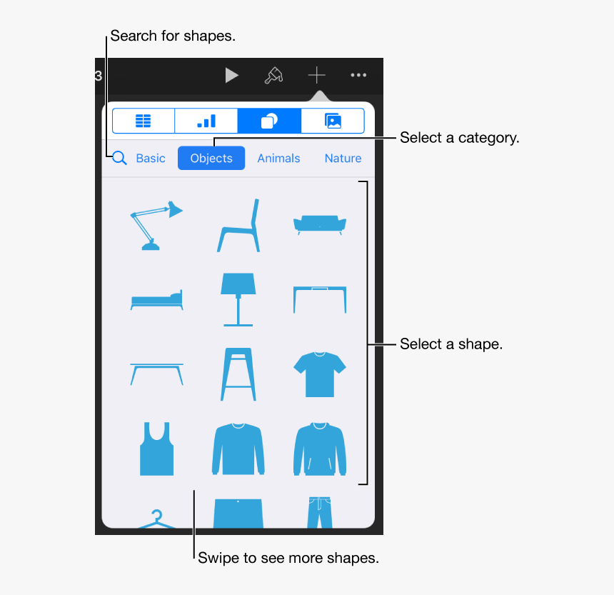 Clipart Keynote Ipad - Parte Superior De Una Figura, HD Png Download