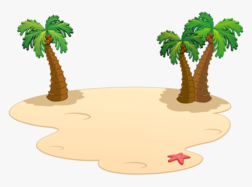 Transparent Beach Clipart Png - Background Beach Cartoon Png, Png Download  , Transparent Png Image - PNGitem