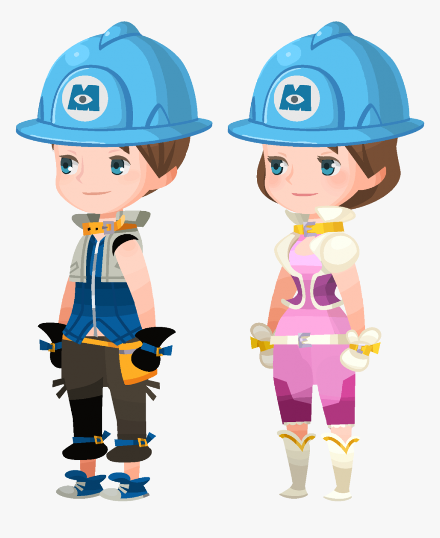 Monsters Inc Helmet - Kingdom Hearts Union X Avatar Outfits, HD Png Download