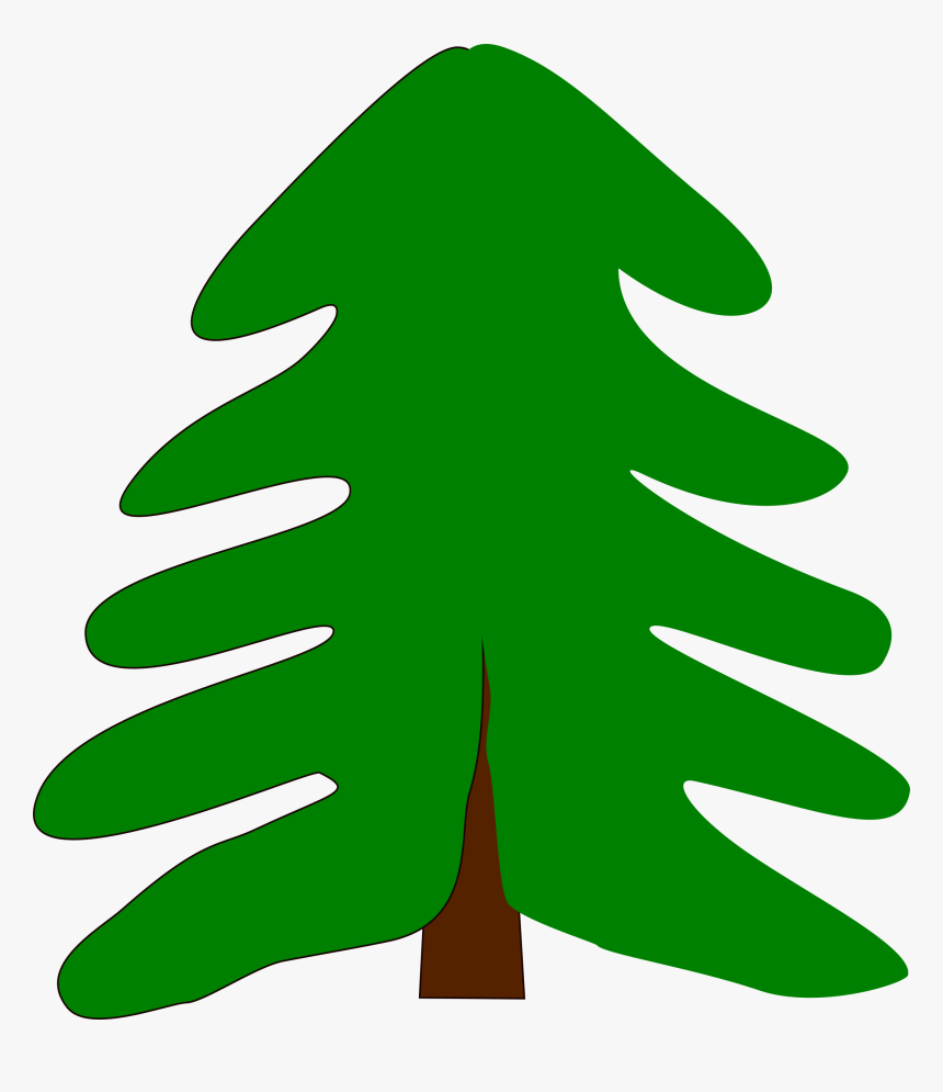 Gage Park Tree Svg Clip Arts - Transparent Background Pine Tree Cartoon, HD Png Download