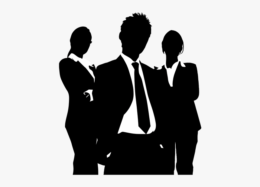 Poster Recruitment Advertising - Business People Silhouette Png, Transparent Png
