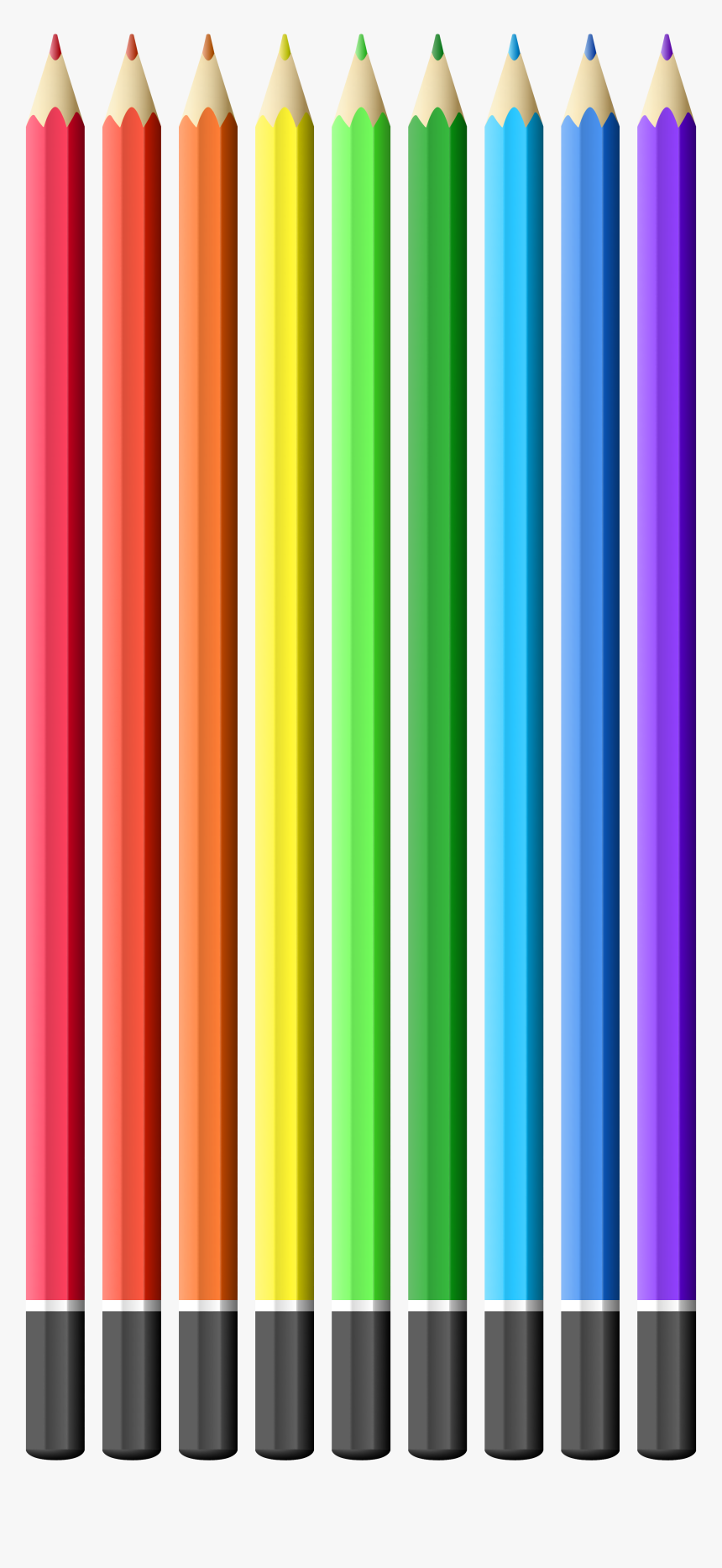 Colored Pencils Png Clip Art - Portable Network Graphics, Transparent Png