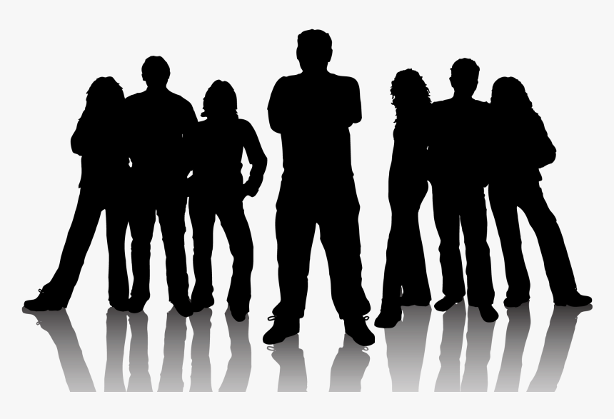 Silhouette Download Illustration - Teens Silhouette Png, Transparent Png