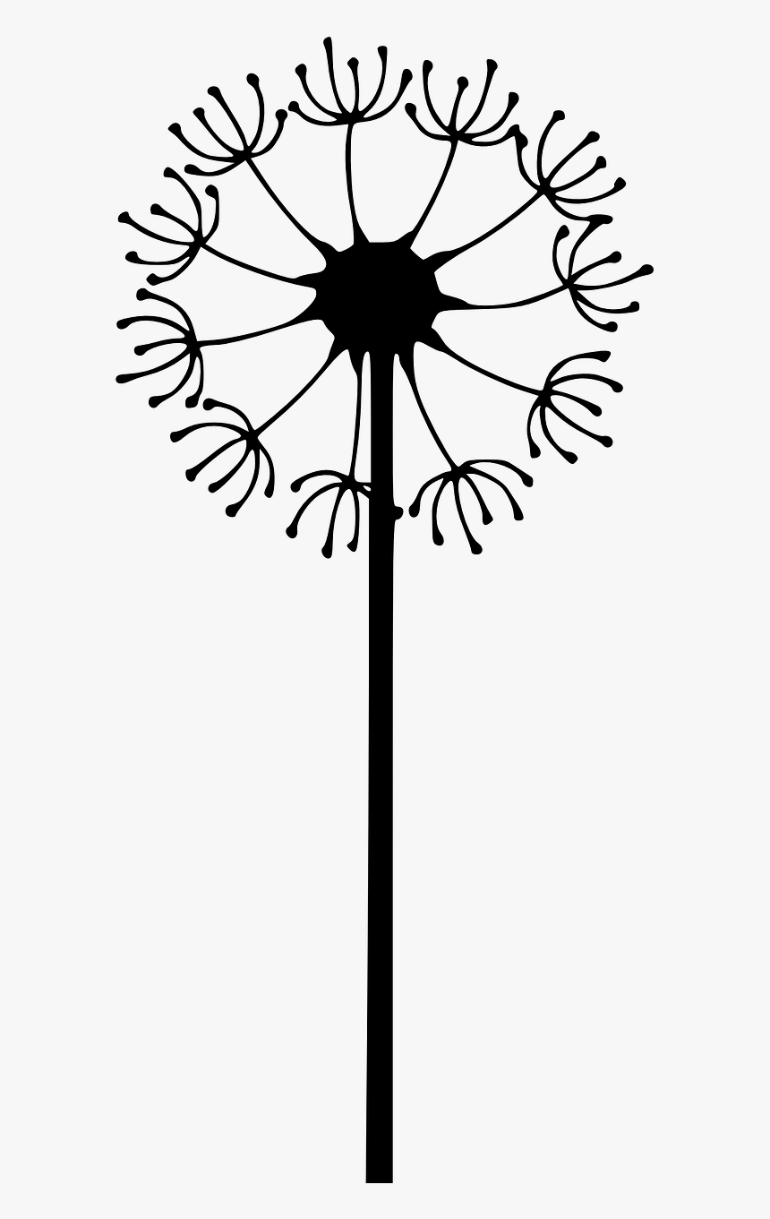 Dandelion Png Blue Vector, Transparent Png