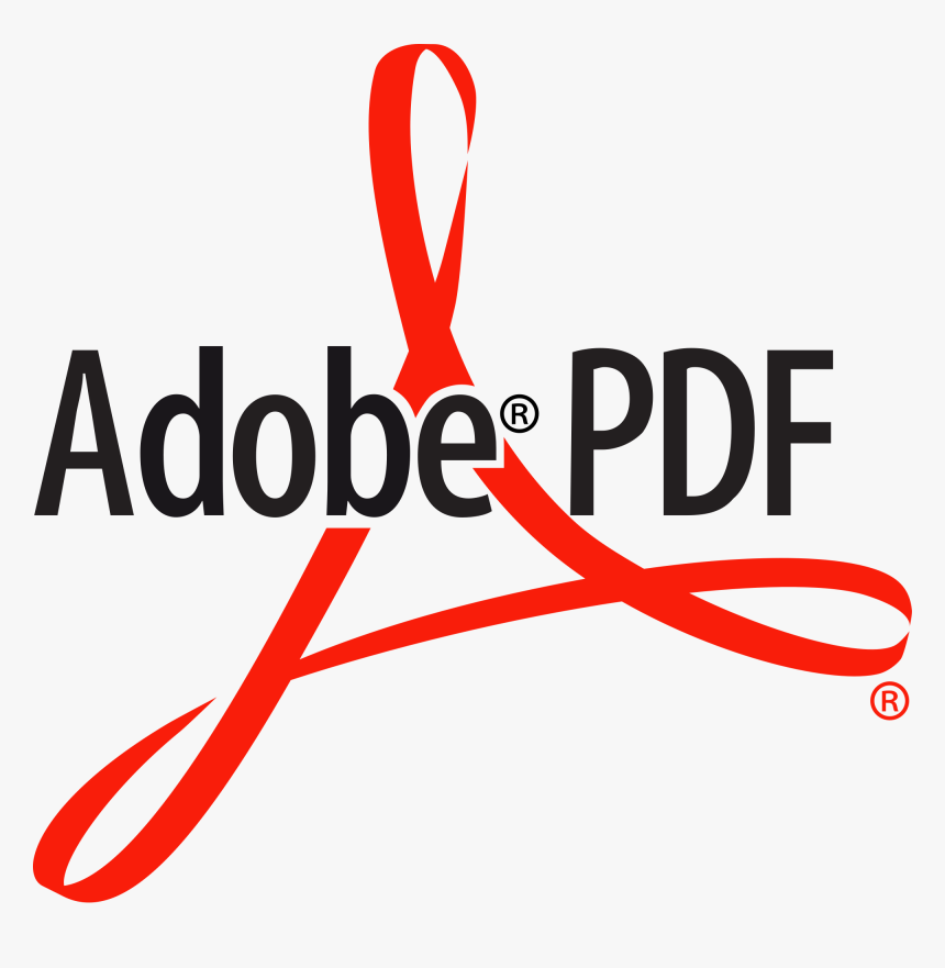 Adobe Pdf Logo Png, Transparent Png