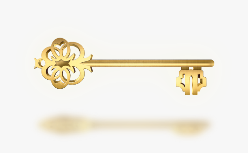 Golden Key No Background, HD Png Download