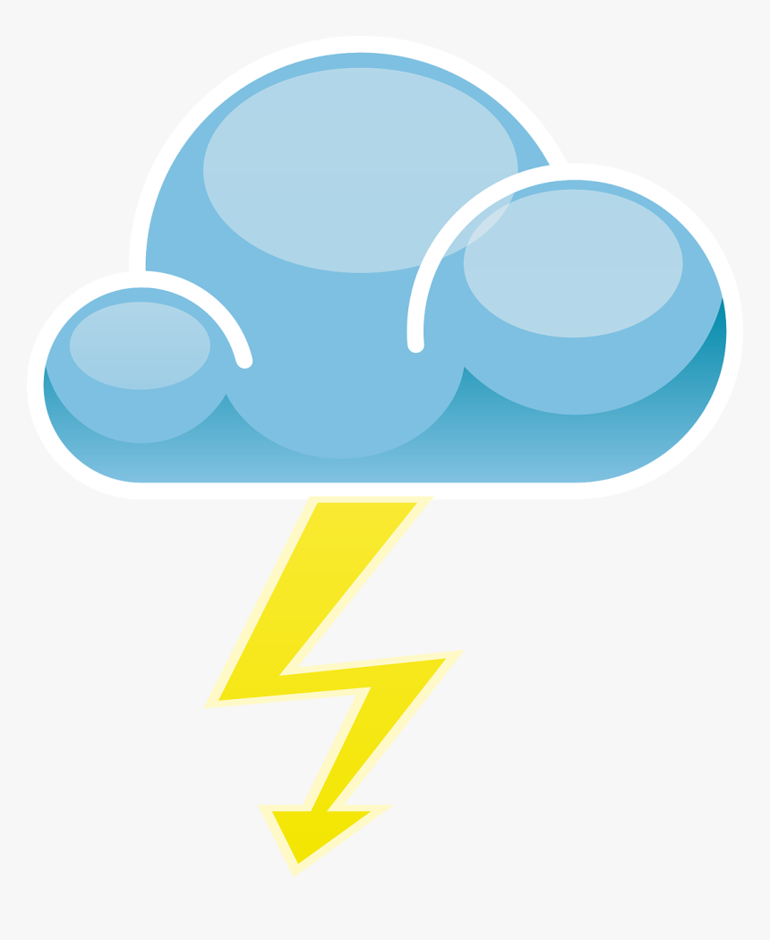 Thunder And Lightning Symbol, HD Png Download