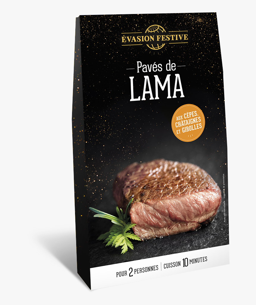 Pavés De Lama Aux Cèpes, Châtaignes Et Girolles - Roast Beef, HD Png Download