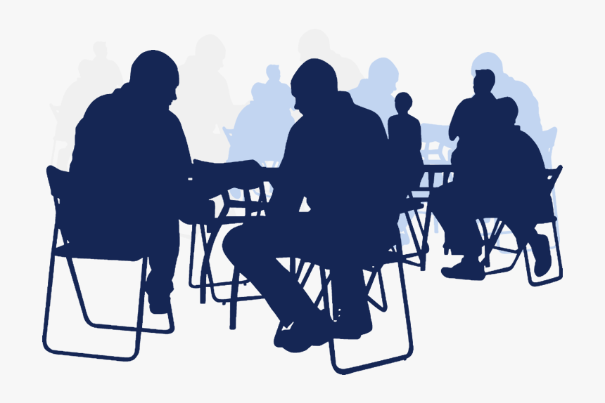 Silhouette Meeting Lunch Breakroom Talk Office Recolored - Talking To An Old Friend Makes Me Happy, HD Png Download