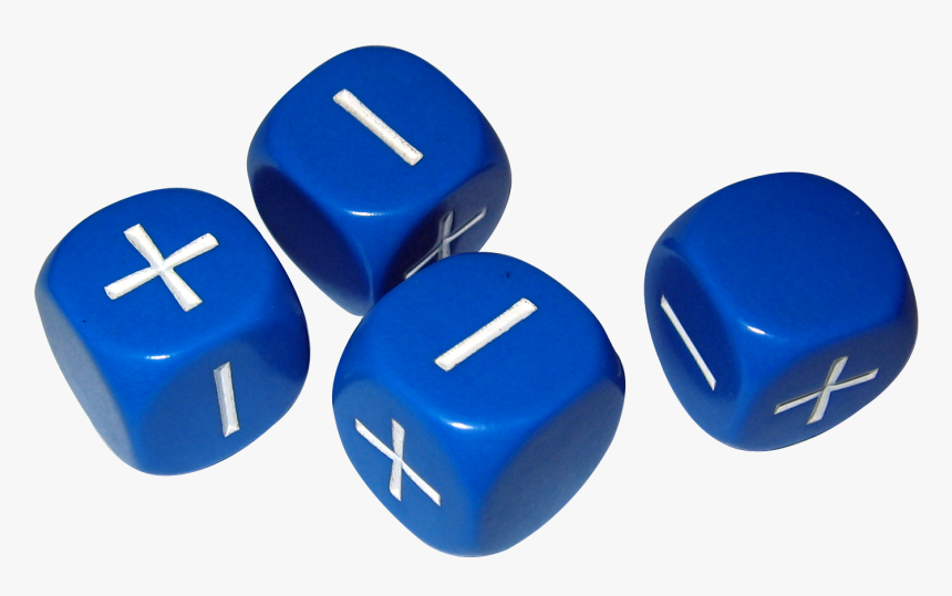 Blue Dice Png - Fudge Dice Png, Transparent Png