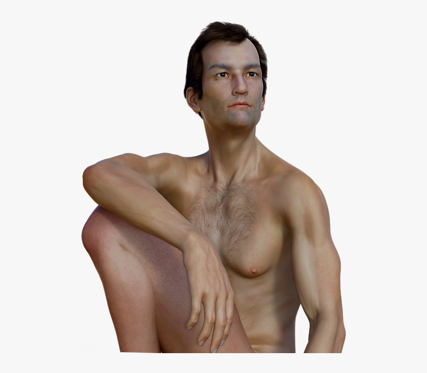 Man, Act, Naked, Erotic, Body, Male, Shirtless, Breast - Barechested, HD Png Download