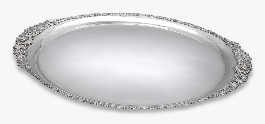 Chrysanthemum Sterling Silver Serving Tray By Tiffany, HD Png Download