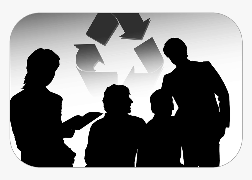 Business Meeting - Please Recycle Sign Free, HD Png Download