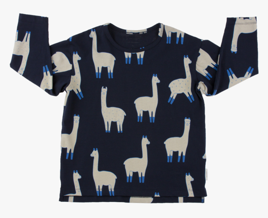 Tiny Cottons Ls Relaxed Tee Llamas - Tiny Cottons Alpaca, HD Png Download