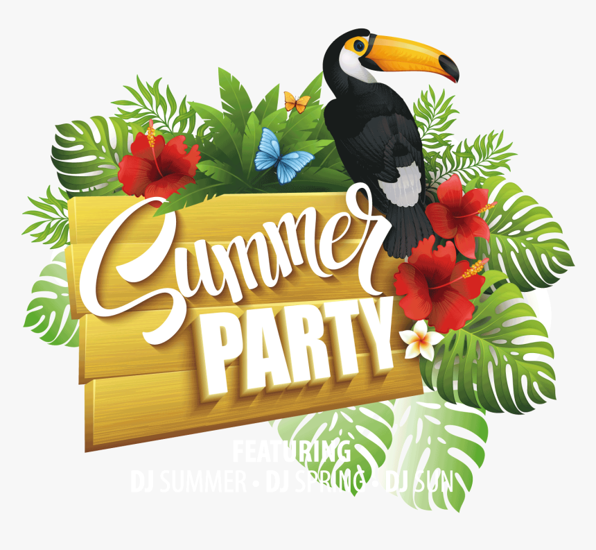 Party Flyer Poster Summer Free Transparent Image Hd - Summer Party Flyer Free, HD Png Download