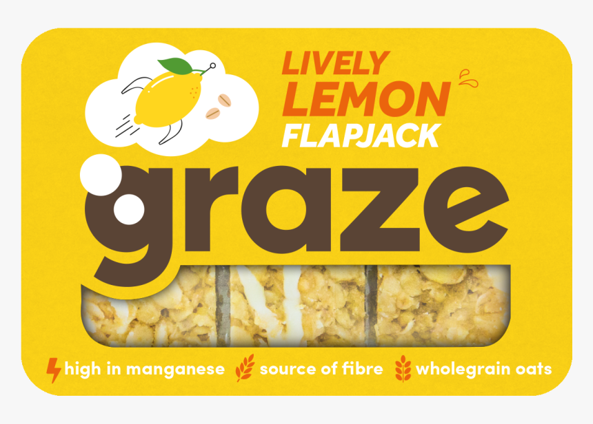 Graze Lively Lemon Flapjack, HD Png Download