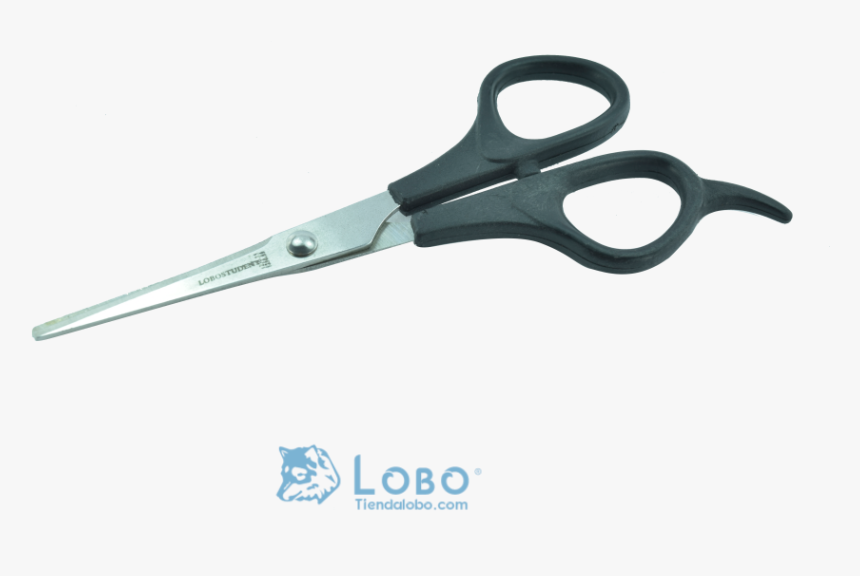 Tijera Estilista Estudiante Acero Inoxidable Negra - Scissors, HD Png Download