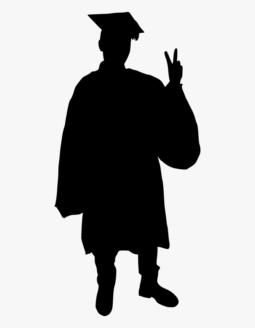 Graduate Clip Art At - Someone Throwing Graduation Cap, HD Png Download