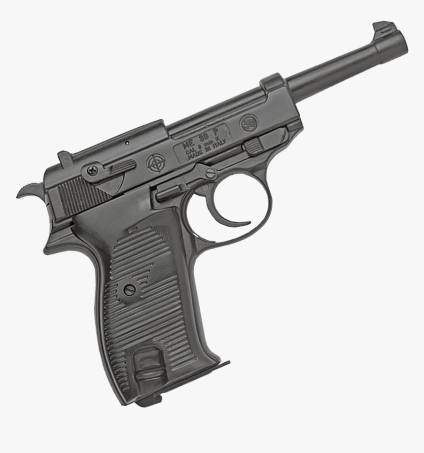 Blank Firing German P38 Pistol - P38 Pistol, HD Png Download