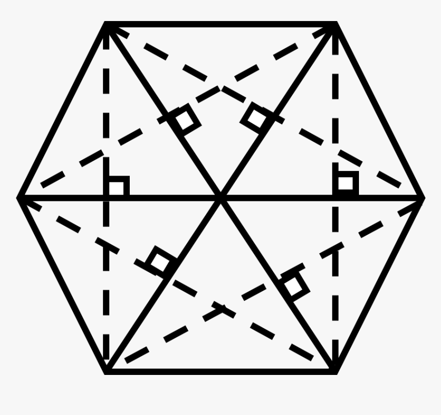 Hexagon Divided Into Triangles, HD Png Download , Transparent Png Image ...