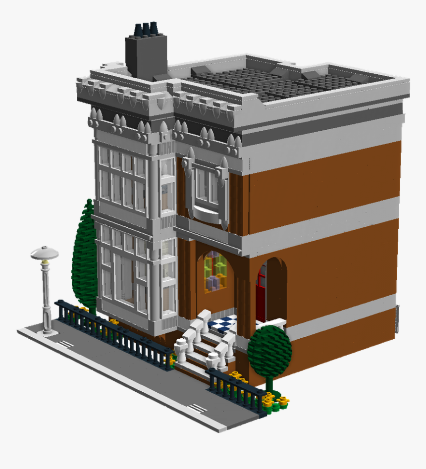 Victorian Town House Modular - Lego, HD Png Download