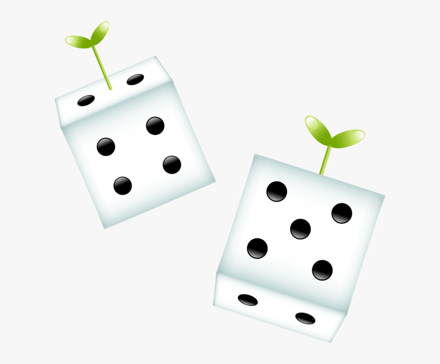 #mq #leaf #dice #dices #game #white - Dice, HD Png Download