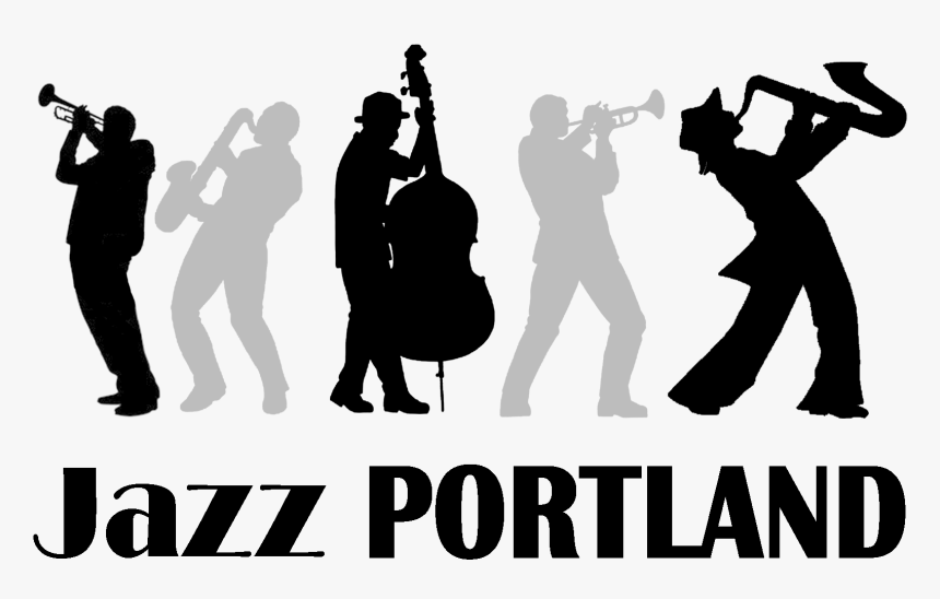 Guitar Silhouette Png -band Silhouette Png - Jazz Band Silhouette Png, Transparent Png