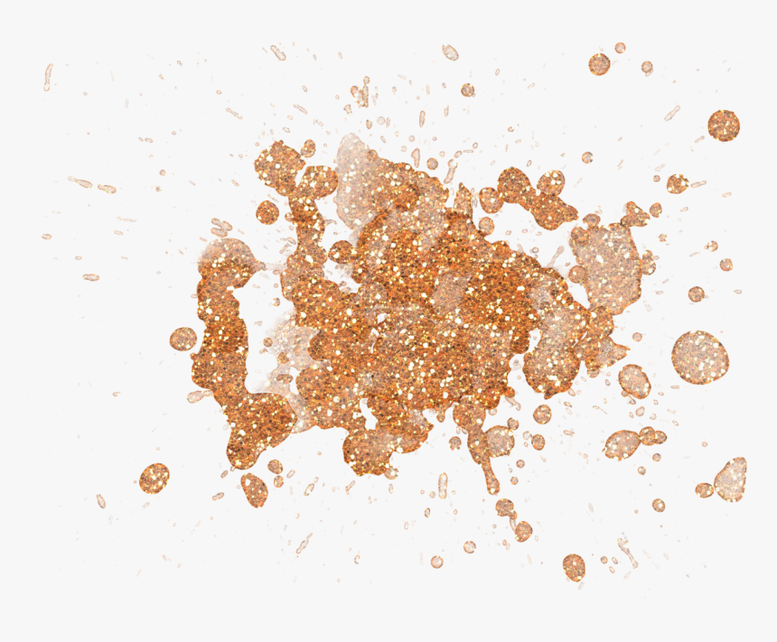Transparent Gold Paint Splatter Png - Bronze Paint Png, Png Download