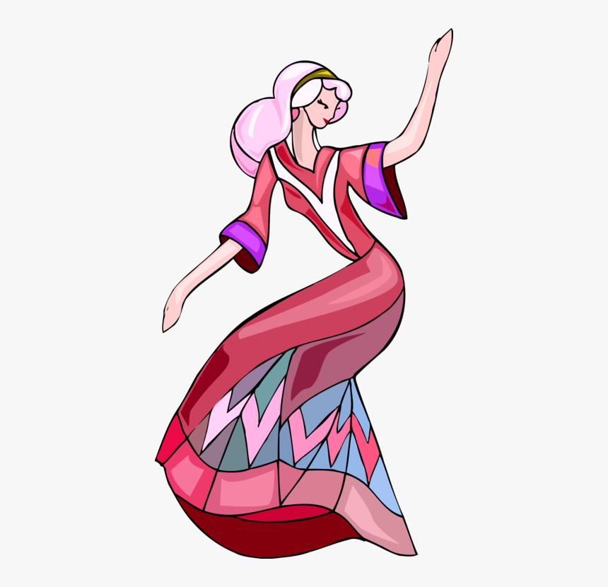 Pink,art,beauty - การ์ตูน เต้นรำ, HD Png Download