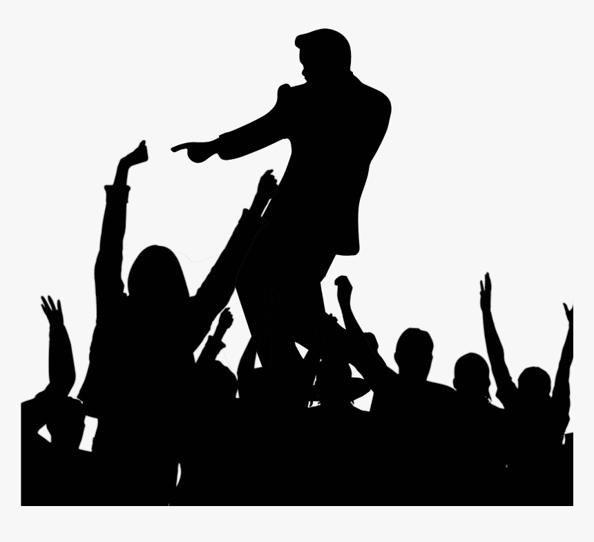 Mention To The General Public The Term “rockstar” And - Party Silhouette Transparent Background, HD Png Download