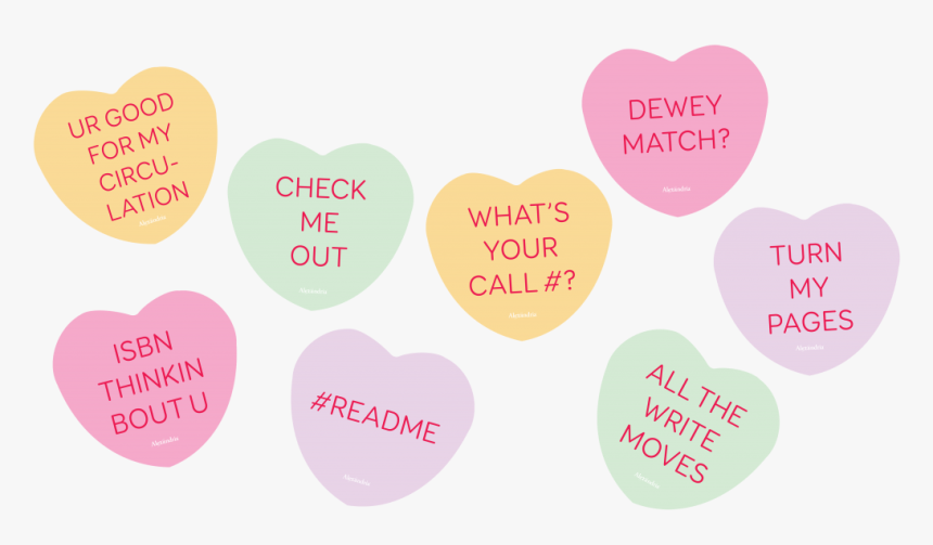 Library Valentines Day Hearts, HD Png Download