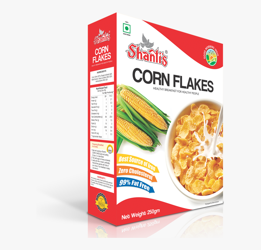 Wholesome Earth Corn Flakes- Gluten Free - Shanti, HD Png Download